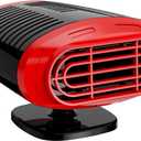 Portable 12V Car Heater, 2 in1 Fast Heating and Cooling Fan for Car Windshield Defogger Defroster