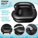 Circa Air Portable Shampoo Bowls For Home - Inflatable Hair Washing Basin For Bedridden and Station for Kids, Portable Sink for Washing Hair, Dread Locs Detox Tub Blow Up Shampoo Basin, Loc Bath