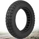 10X2.125 Solid Tire: 10x2/54-152 Tubeless Tyre Replacement for Gotrax Turboant X7 Hiboy S2 Pro MAX Electric Scooter, 50/75-6.1, 10x2 Inch Rubber Honeycomb Front Rear Wheels Black