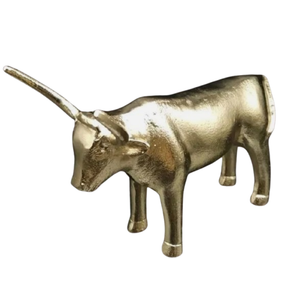 HD 9inch Aluminum Bull Gold
