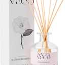 All-Season White Tea Diffuser  Home Fragrance with 8 Rattan Sticks  Long Lasting, Fresh White Tea & Citrus Scent  Non-Toxic, Premium Reed Diffuser for Home or Office  90 Days