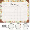 2 x Jotsome Large Desk Calendar 2026-2027, 21"x16.5" Desk Pad Calendar From Now to June 2027, Bleed-Proof Paper Monthly Calendar for Home Office and School, Easy Planning