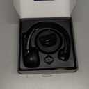 Mopchnic Bluetooth Headset, Wireless Headphone with AI Noise-Canceling Microphone On Ear Wireless Headset with USB Dongle for Computer Office (Black)