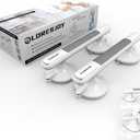 Shower Handles for Elderly Suction, 2 Pack Grab Bars for Bathtubs and Showers, Suction Grab Bars for Shower, Heavy Duty No Drilling Shower Bars Safety for Seniors