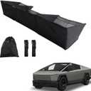 Marretoo for Tesla Cybertruck Truck Under Seat Storage Box- Foldable Replacement for Tesla Cybertruck 2024 2025 Accessories Truck bed Underseat Storage Organizer Underseat Tool Box Organizer