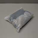 ZAFUL Womens Bandeau Bikini Set Strapless Textured Two Piece Lace up Bathing Suits High Waisted V-Neck Swimsuits (Blue)