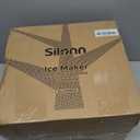Silonn Ice Maker Countertop, 8 Cubes in 6 Mins, 26.5lbs/24H, Self-Cleaning