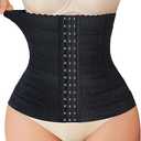 Nebility Womens' Waist Trainer Tummy Control Waist Cincher Slim Body Shaper Size, Medium