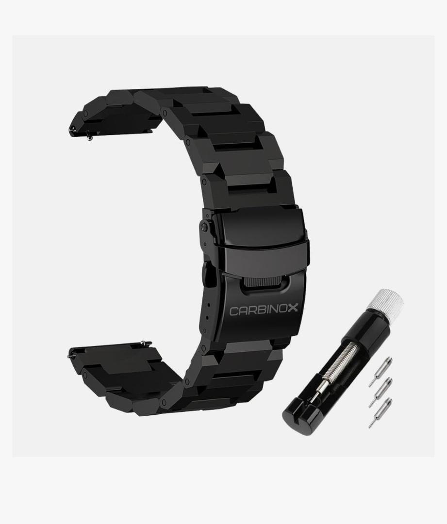 CARBINOX Band Durable 22mm Compatible Smartwatches Adjustable, Secure Fit