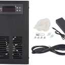 Generic Water Chiller with Silent Single Cooling System, 70W Water Cooler with Pump, Quiet Efficient Cooling for 20L Coral Shrimp Fish Hydroponic Tank Home Aquarium Use 100‑240V (US Plug)