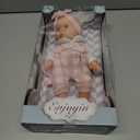 Enjoyin 12'' Baby Doll in Gift Box with Pink Cloths, Pacifier, 13''x13'' Microfabric Blanket, and Feeding Bottle. Gift Idea for Ages 3+