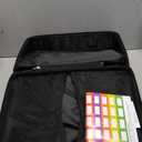 Fireproof Document Box, Hard Case Fireproof Document Organizer with Lock, Water Resistant Safe Box for Important Documents Certificates Laptop Passports, Black