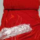 118 x 31 Inch Giant Christmas Tree Topper Bow Extra Large Velvet Bow for Christmas Decoration Huge Xmas Tree Bows with Streamers for Home Holiday Birthday Wedding Party Decor Supplies (Red)