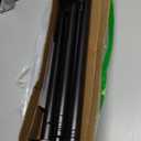 CorkLatta Black Shower Curtain Rod 31 to 80 Inch,1 Inch Diameter Adjustable Spring Tension Stainless Steel Telescoping Rod,Easy Install,No Rust