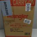 Wrangler Hardside Spinner Carry-On Luggage, Black, 20-Inch