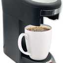 Café Valet Single Serve Coffee Maker, Brews 10 Ounces of Coffee or Hot Water, Compatible with Café Valet Coffee Packs