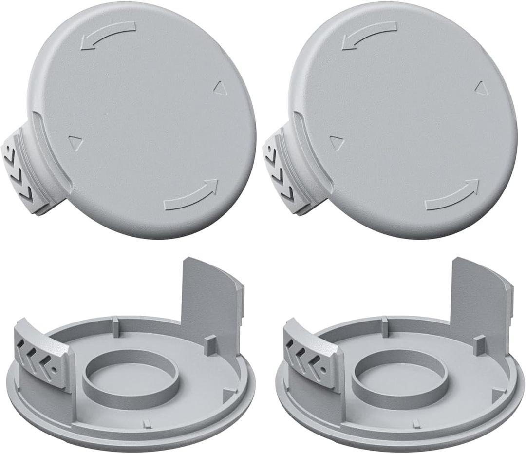 YWTESCH 4 Pack AC14HCA Replacement Parts Spool Cap for Ryobi Weed Wacker, String Trimmer Refill Parts Cap Covers for Ryobi One+ 18V, 24V, 40V Cordless String Trimmers