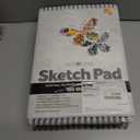 2 x Sketch Pad 2-Pack - 9x12 Drawing Pads for Kids 9-12, Teens - 64lb (95gsm) Art Paper - Spiral Perforated 100 Sheets Each - Sketch Book for Kids, Art Sketchbook for Dry Media