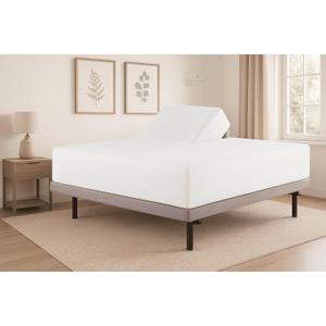 Top Split Queen Fitted Sheet for Adjustable beds, Flex Head Queen Fitted Sheet 30 Split from Top, 800 Thread Count 100% Egyptian Cotton Fitted Sheet Only, White