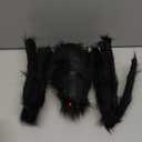 JOYIN 2 Pack 5 Ft Halloween Outdoor Decorations Hairy Black Spider, Scary Giant Spider, Fake Large Haunted House Props, Halloween Yard Lawn Decorations Party Indoor Decor