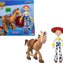 Mattel Disney and Pixar Toy Story 5 Jessie & Bullseye | 7-inch Playscale Action Figures 2-Pack, Posable, Removable Cowboy Hat