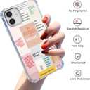 Case for iPhone 11 with Motivational Quotes Design,Encouraging Words Collage Pattern for Teen,Soft TPU Bumper Phone Cover(11,Positive)