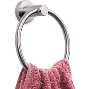 Marmolux Acc Brushed Towel Ring for Bathroom - Hand Towel Holder for Bathroom Wall - SUS304 Stainless Steel Bathroom Towel Rack Hardware Set.