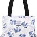 KAMO Floral Tote Bag - Waterproof Lightweight Handbags Travel Shoulder Bag for Hiking Yoga Gym Swimming Travel Beach