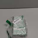 coolnews 2 Pack Crystal Glass Dummy Door Knobs, Single Side Half-Dummy Door Knob Set, Satin Nickel