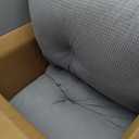 UUluhao Headboard Pillow Twin XL for College Dorm Bed with Removable Cover, Twin：39in*7.87in*19.68in, Light Grey
