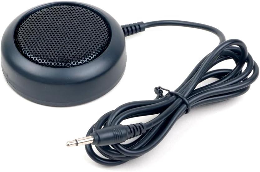 Gabil GSP-01 Mini Mobile Radio Speaker 1.5M  8 Clear Audio for Ham & CB Radio, 3.5mm Plug, Compact Dashboard Speaker