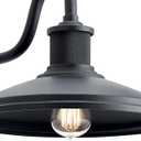 KICHLER Allenbury 12" 1 Light Outdoor Wall Light with Textured Black, 14" 1-Light