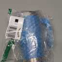 Mollcity Kids Insulated Tumbler with Handle Stainless Steel Double Wall Vacuum Travel Coffee Mug with Lid and Straw 20 oz Tumbler Cups with Silicone Pad Non Slip (Sky Blue)