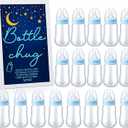  Roowest Bottle Chug 8 Pcs Baby Bottles for Gender Reveal Party Supplies, Blue 