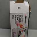 Mueller Pro-Series All-in-One, 12 Blade Mandoline Slicer for Kitchen, Food Chopper, Vegetable Slicer and Spiralizer, Cutter, Dicer, Grater, Kitchen Gadgets Sets with Container, White Sand/Gray