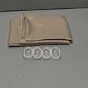 Gibelle Stall Small Shower Curtain Liner 36 x 72 Inches, Beige Shower Curtain Liner, Washable Waterproof Fabric Shower Liner for Bathroom, Machine Washable