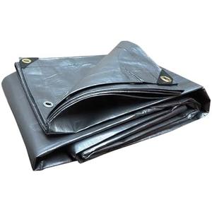 Tarps Now 10x15 ft Heavy Duty Plastic Tarp (Poly Tarp)|12 MIL Waterproof Cover|Rip & Tear-Resistant|Rustproof Grommets & Reinforced Edges|Ideal for Roof, Camping, Tent & Outdoor Protection - Silver