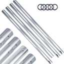 13 Ft/4M Metal Tube Crossbar for Manual/Electric Studio Roller Backdrop Wall Mount System,for Photography Background Support System