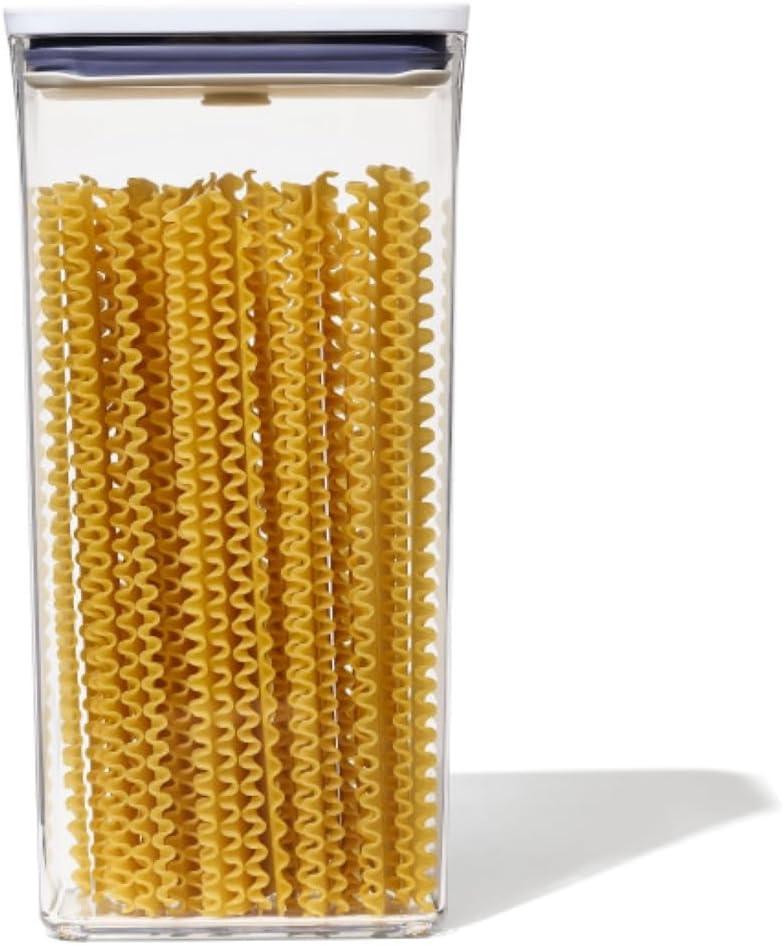 OXO Good Grips POP Container - Rectangle Tall 3.7 Qt, transparent (3.7 Qt - Rectangle - Cereal)
