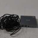 KVM Switch 2 Monitors for 1 Laptop and 1 Desktop 4K@60Hz, USB C HDMI Dual Monitor KVM Switch, Docking Station KVM Switches with 4 USB 3.0 Port, 80W PD Charging, Wired Remote and USB-C Cable Included