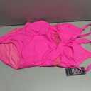Blooming Jelly Womens One Piece Swimsuit Metal Modest Tummy Control Bathing Suit Slimming Full Coverage Mesh Swim Suits (Large, Hot Pink)