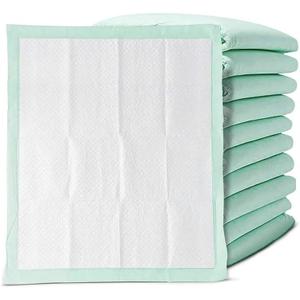 Incontinence Bed Pads, 30 x 36 Inches, Super Absorbent, Thick Quilted, Pack of 20, Green (Extra Large, 20, pc/Pack)