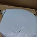 BEMIS 500EC 390 Toilet Seat with Easy Clean & Change Hinges, 1 Pack Round, Cotton White