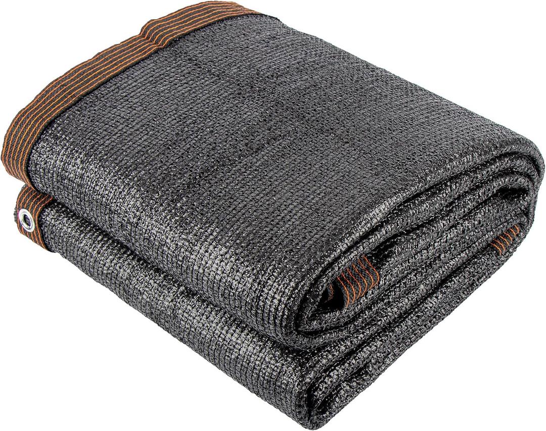 Shade Cloth, 14FT X 20FT 90% Black Outdoor Woven Sun Shade with Grommets, Durable Breathable Netting Shading Antifreezing for Patio, Garden, DIY Home, Plants Cover, Greenhouse, Dog Kennel