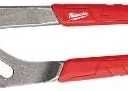 48-22-6310 10", Straight Jaw Pliers with Ream & Punch Exposed Metal Handles & Precision Ground Plier Head