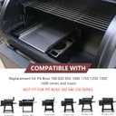 Heat Deflector for Pit Boss, Stainless Steel Flame Tamer for Pit Boss 700 820 850 1000 1250 1300 1600 Series Pellet Smoker Grill Replacement Parts Heat Shield Replacement