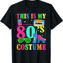 This is My 80s Costume Halloween Party Pop Lover Idea T-Shirt, XL