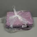 Oterri File Organizer With Lid, Hanging Filing Box With Mesh Pocket, Document Organizer for Letter Files, Portable Storage for Office & Home (2 PCS, Taro Purple)