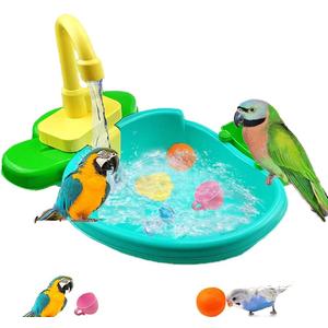 Petlex Bird Bath for Cage, Bird Bath Fountains Indoor, Parrot Automatic Bathing Box Bird Bath Shower Accessories Bird Toys for Parakeets, Budgie, Cockatiel, Conure and Small Birds