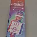 Amazmic Kids Karaoke Microphone Machine Toys for Girls Bluetooth Microphone with LED Light, Christmas Birthday Gift for Girls Boys 3 4 5 6 7 8 9 10 11 12 Year Old Kids Toys(Blue)